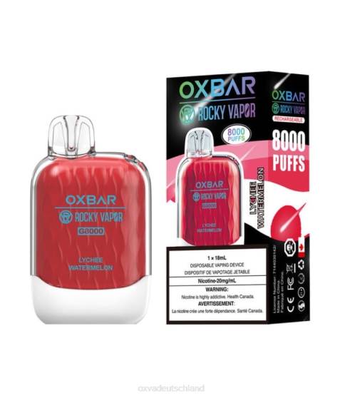 OXVA Disposable Pod 0VXH60 | Litschi-Wassermelone OXVA OXBAR G8000