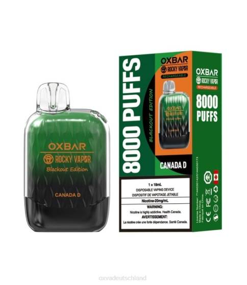 OXVA Vape Anmachen 0VXH45 | Kanada d OXVA OXBAR G8000