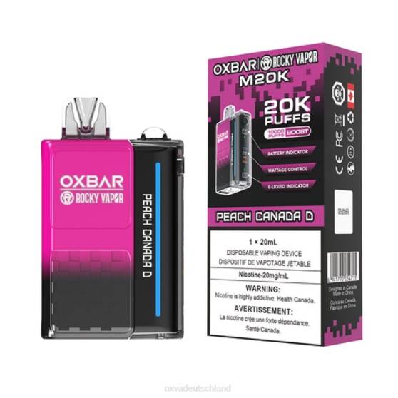 OXVA Vape Anleitung 0VXH6 | Pfirsich Kanada d OXVA OXBAR M20K