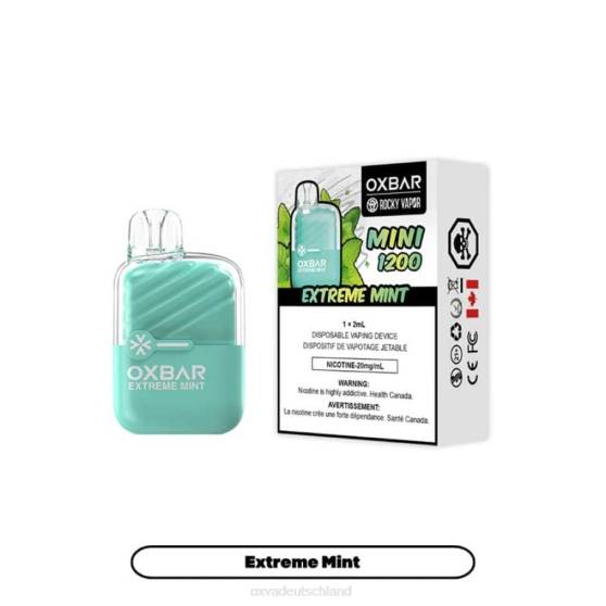 OXVA Pods Kaufen 0VXH8 | extreme Minze OXVA OXBAR MINI 1200