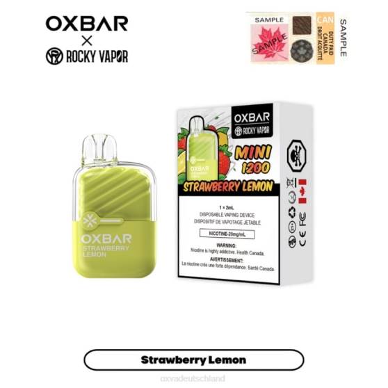 OXVA Vape Sale 0VXH19 | Erdbeer-Zitrone OXVA OXBAR MINI 1200