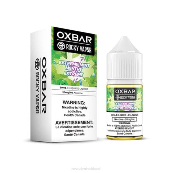 OXVA Pods Kaufen 0VXH48 | extreme Minze OXVA OXBAR 30 ml Salz nic