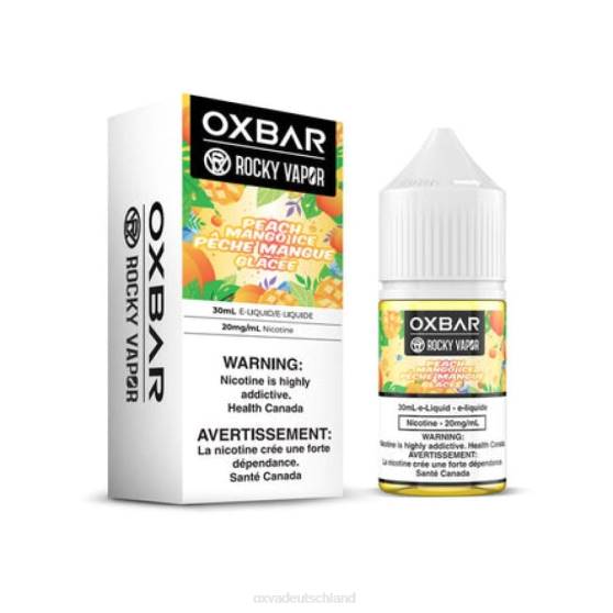 OXVA Pods Kaufen 0VXH58 | Pfirsich-Mango-Eis OXVA OXBAR 30 ml Salz nic