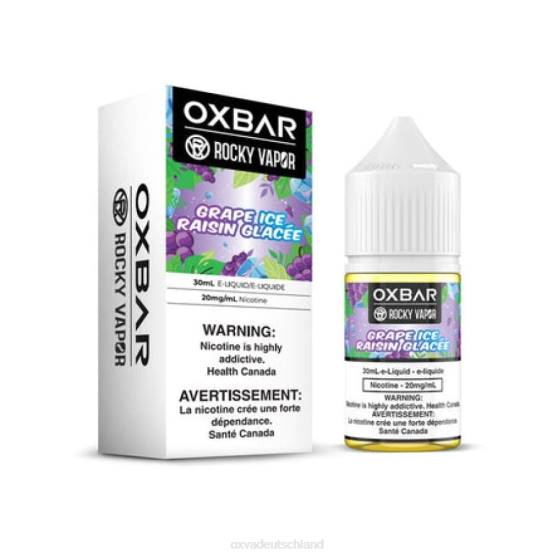 OXVA Vape Anleitung 0VXH56 | Traubeneis OXVA OXBAR 30 ml Salz nic