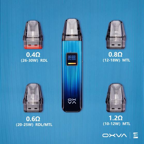 OXVA München 0VXH83 | grau OXVA XLIM V3 Füllen Sie die Kartusche von oben