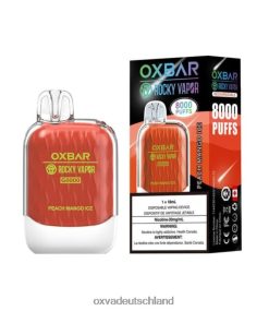 OXVA OXBAR g8000 Pfirsich-Mango-Eis | T4ZXPL39 Oxva Vape Liquid